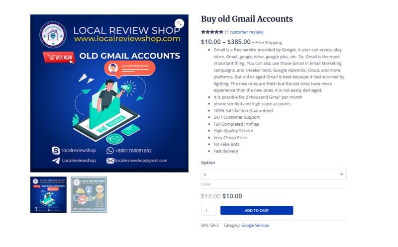 localreviewshop old gmail screenshot